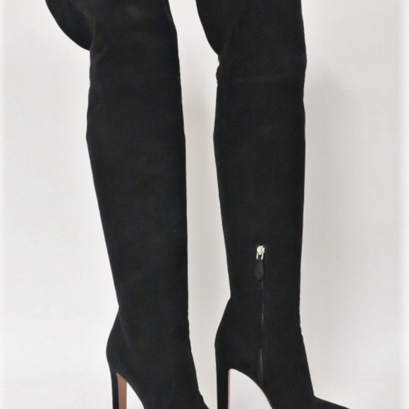 Prada Over the Knee Platform Boots - Picture 4 of 8